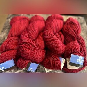 Berroco Vintage Yarn in color Ruby 🧶 4 hanks